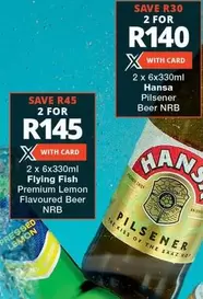 Hansa -  Pilsener Beer, Flying Fish Premium Lemon Flavoured Beer