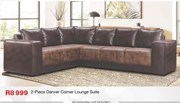 2-Piece Denver Corner Lounge Suite