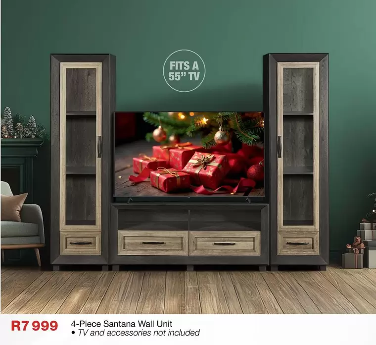 4-Piece Santana Wall Unit