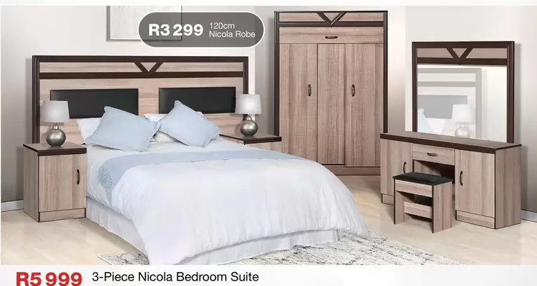 3-Piece Nicola Bedroom Suite