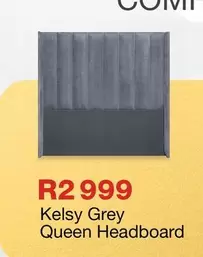 Kelsy Grey Queen Headboard
