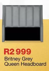 Britney Grey Queen Headboard