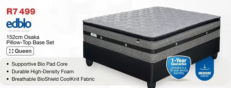 Edblo - Osaka Pillow-Top Base Set