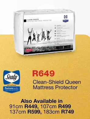 Sealy - Clean-Shield Queen Mattress Protector