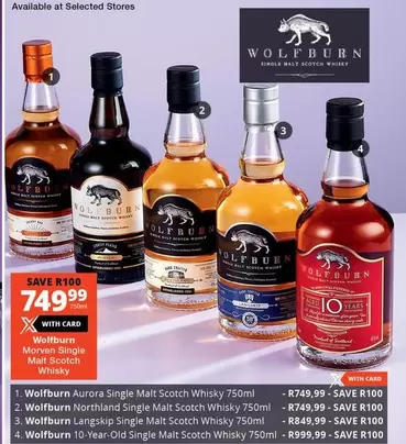 Aurora Single Malt Scotch Whisky, Northland Single Malt Scotch Whisky, Langskip Single Malt Scotch Whisky, 10-Year-Old Single Malt Scotch Whisky