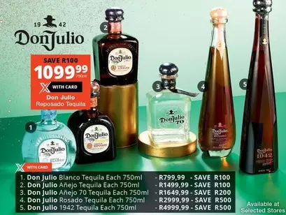Don Julio -  Reposado Tequila