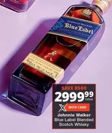 Johnnie Walker - Blue Label Blended Scotch Whisky
