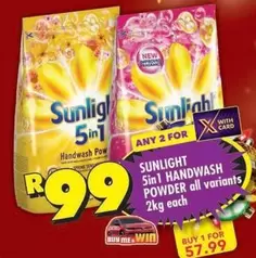 Sunlight - 5in1 HANDWASH POWDER