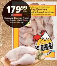 Frozen - Chicken  Leg Quarters With Brine Based Mixture