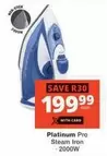 Platinum -  Pro Steam Iron