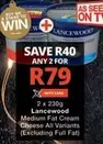 Lancewood - Medium Fat Cream Cheese All Variants