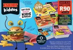 Eskort - Kiddos Frozen Patties, Nuggets/Fingers/Frankfurters/Balls/Viennas