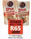 Spur Sauce All Variants