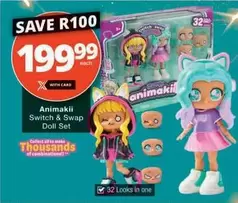 Switch -  & Swap Doll Set