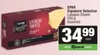 Spar - Lasagna Sheets