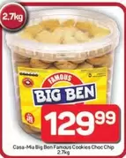 Big Ben Famous Cookies Choc Chip