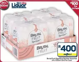 Pick n Pay - Fruit Sparkling Spritzer Assorted