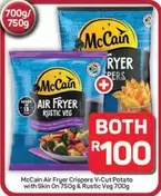 McCain - Air Fryer Crispers V-Cut Potato with Skin On & Rustic Veg