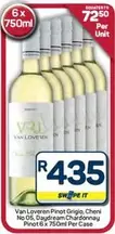 Van Loveren - Pinot Grigio, Cheni No 05, Daydream Chardonnay Pinot 6 x 750ml Per Case