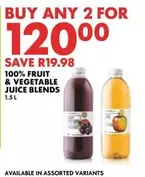 FRUIT & VEGETABLE JUICE BLENDS