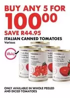 ITALIAN CANNED TOMATOES