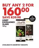 Lindt - EXCELLENCE SLABS