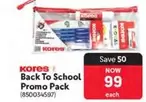 Back To School Promo Pack