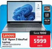 Lenovo - 15.6" Ryzen 3 IdeaPad Laptop