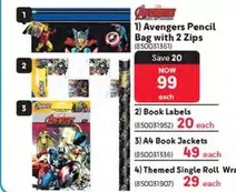 Avengers -  Pencil Bag with 2 Zips