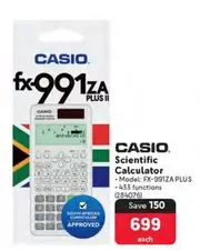 CASIO - Scientific Calculator FX-991ZA PLUS