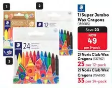 Jumbo - Super Wax Crayons