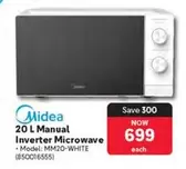 20 L Manual Inverter Microwave