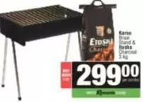 Braise Stand & Etosha Charcoal