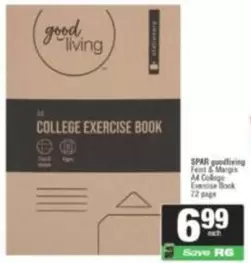 Spar - A4 College Exercise Book
