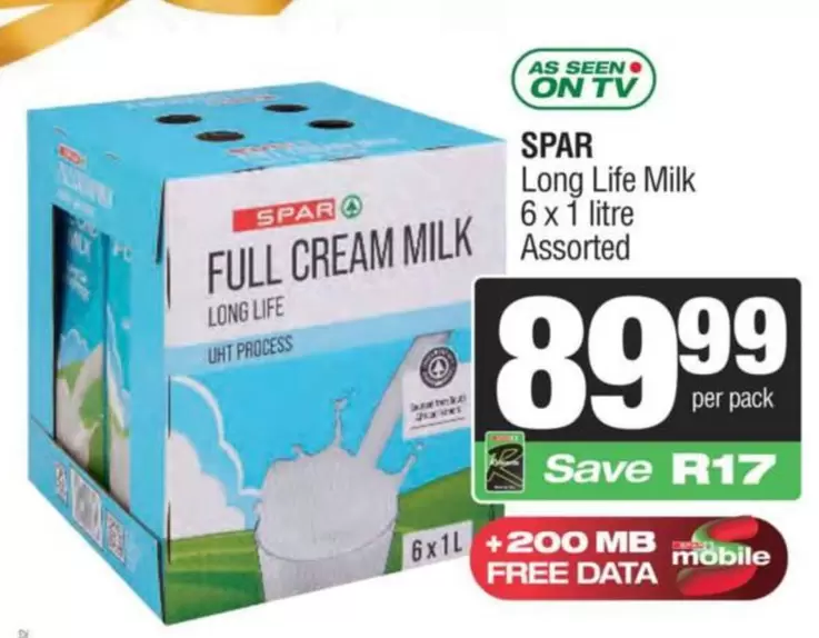 Spar - Long Life Milk