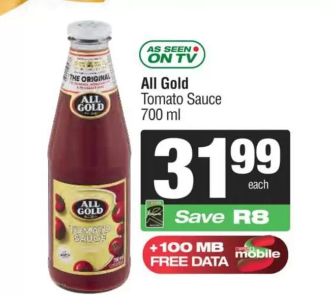 All Gold - Tomato Sauce