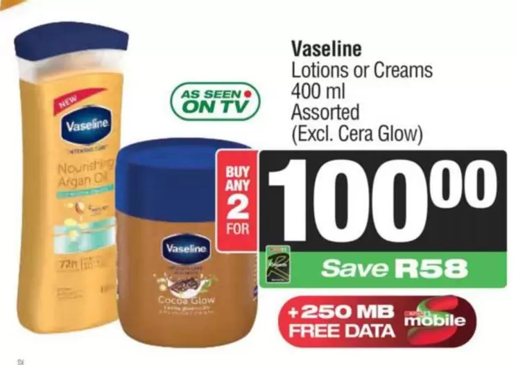 Vaseline - Lotions or Creams