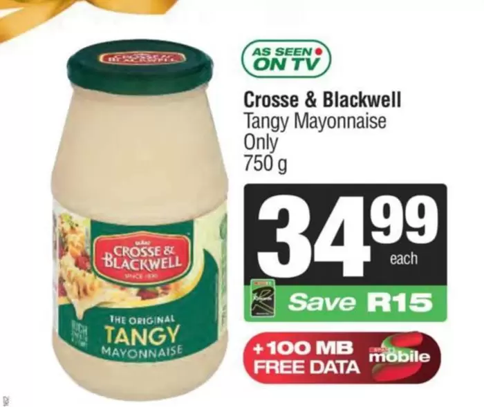 Crosse & Blackwell - Tangy Mayonnaise