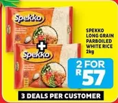 Spekko - LONG GRAIN PARBOILED WHITE RICE