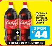 Coca cola - ORIGINAL TASTE LESS SUGAR SOFT DRINK