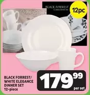 WHITE ELEGANCE DINNER SET