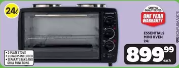 Essentials - MINI OVEN