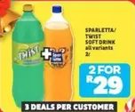 Sparletta - SPARLETTA/ TWIST SOFT DRINK