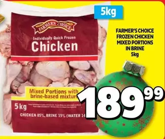 Farmer's Choice - FROZEN CHICKEN MIXED PORTIONS IN BRINE