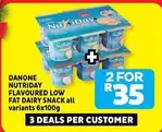 Danone - NUTRIDAY FLAVOURED LOW FAT DAIRY SNACK