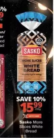 SASKO - More Slices White Bread