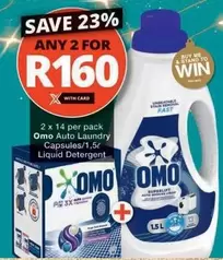 Omo - Auto Laundry Capsules/Liquid Detergent
