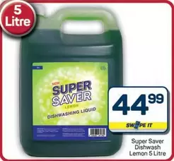 Dishwash Lemon 5 Litre