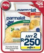 Parmalat - Grated Cheese Assorted