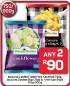 Frozen - Veg Assorted, Slap Chips or American Style Fries